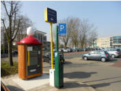 Verkoop automaat in de stad
